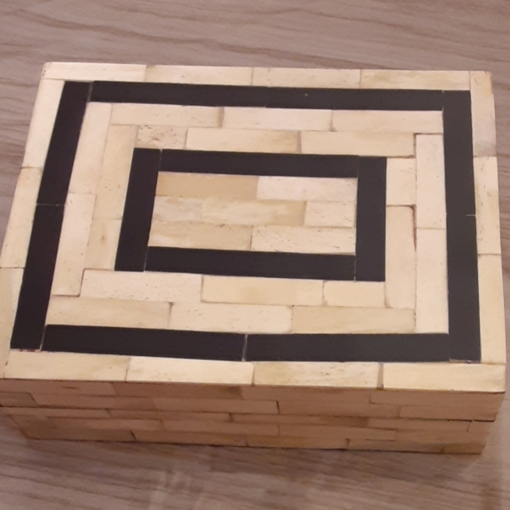 Bella Bone Inlay Vanity Box